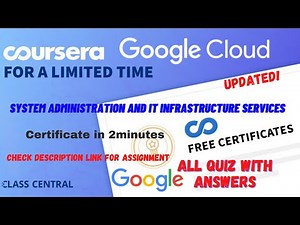 System Administration and IT Infrastructure Services,(week1-6) All Quiz Answers.#coursera #learning