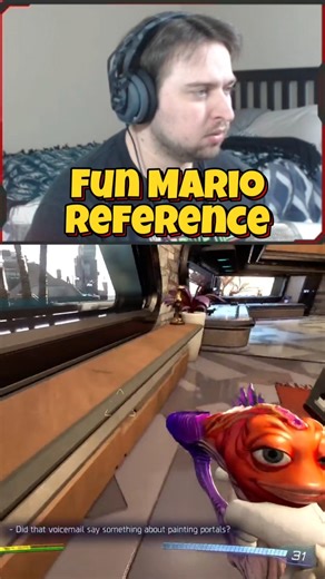 Anyone else catch this Mario reference? #highonlife #twitchstreamer #mario mario