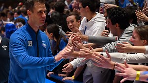 Duke basketball coach Jon Scheyer postgame press conference after win vs NC State