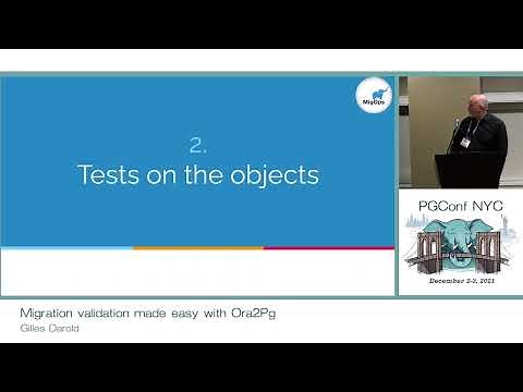PGConf NYC 2021 - Migration validation made easy with Ora2Pg by Gilles Darold