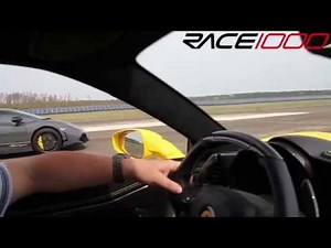 Ferrari 458 Speciale vs. Lamborghini Gallardo LP-570 Superleggera - ROLL RACE