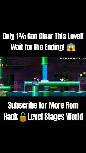 For Hard Levels: Only 1% Can Finish This Super Mario Bros Wii Level! 🎮🔥 #shorts #supermario #mario