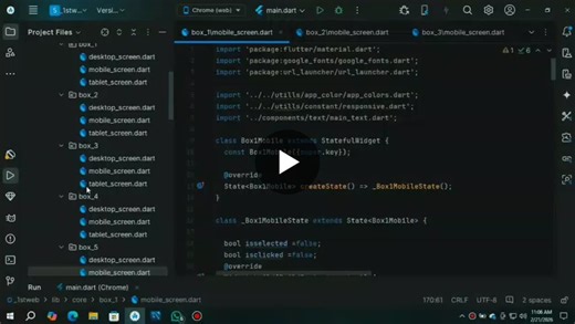 #flutter #flutterdev #webdevelopment #mobilelayout #responsivedesign #urllauncher #portfoliowebsite #developerjourney #learningbydoing #inshaallah #siddiquequreshi #appidcore | Umer Developer