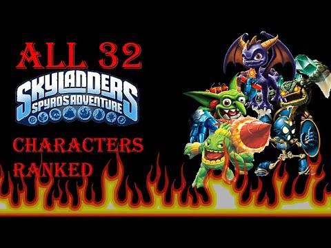 All 32 Skylanders Spyro's Adventure Characters Ranked From Worst To First