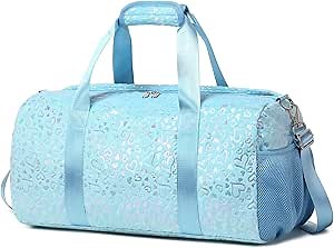 Duffel Bag for Girls Fluffy Dance Bag for Girls Ballet Bag Girls Gymnastic Bag Water Resistant Travel Duffle Bags with Shoes Compartment