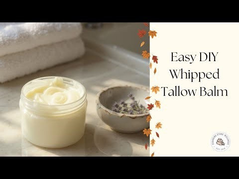 Easy DIY Whipped Tallow Balm