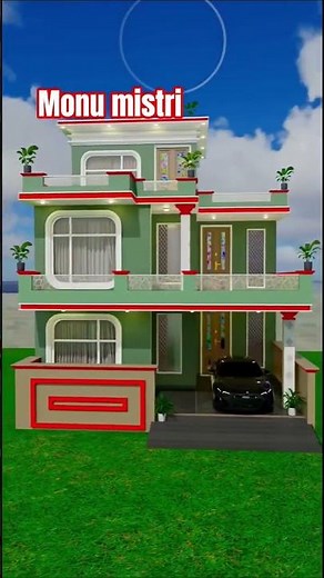 elevation design for 1 floor building