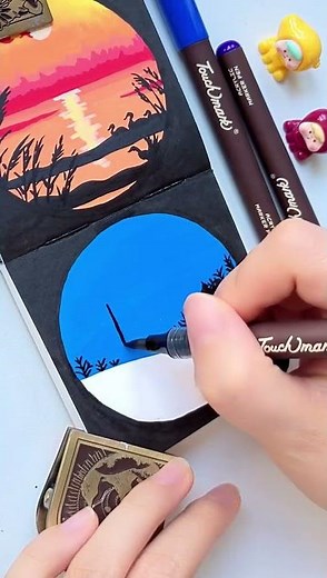 Master Acrylic Art: 1-Minute Snowscape Transformation Tutorial