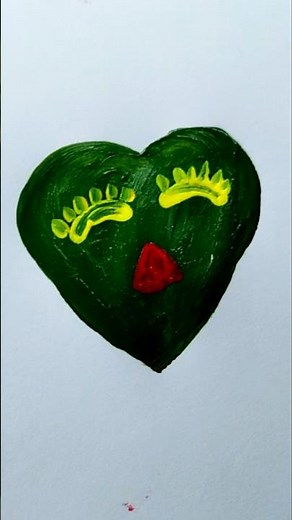 Cute Heart Drawing for Kids | Easy Dil Painting Tutorial | Fufi Arts