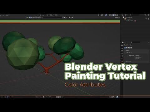 Blender Vertex Painting Tutorial | Master Color Attributes in Blender