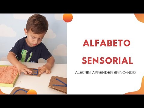 Alfabeto Sensorial- Faça você mesmo| Alecrim Aprender Brincando