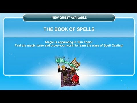 Sims Freeplay The Book Of Spells Quest