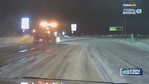 KSN tracks Kansas road conditions after snow; EARP in effect
