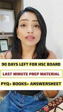 HSC BOARD 2026 90 DAYS LEFT | LAST MINUTE PREP TIPS TO SCORE 90+