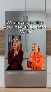 When your fridge has better Wi-Fi than your entire house! 😅🛜 #FridgeGoals | Appliance Solutions Tulsa