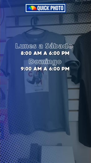 📸 ¡Te esperamos en Quick Photo! Visítanos en nuestros horarios de atención y dale vida a tus recuerdos con nuestras impresiones de alta calidad. 🕒 lunes a sábado de 8:00am a 6:00pm Y domingos de 9:00am a 6:00pm ¡Tu mejor foto comienza con nosotros! 💖 #quickphotoplazaflorida #quickphotowalmartmajadas #quickphotozonauno #regalospersonalizados #guatemala #fotoestudio | Quick Photo - Walmart Majadas, Plaza Florida, 6ta. Av. 12-09 Zona 1