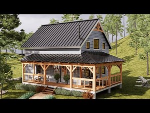 Cozy Cabin Dream! 2-Bedroom Timber Frame Cottage | Interior & Exterior Tour
