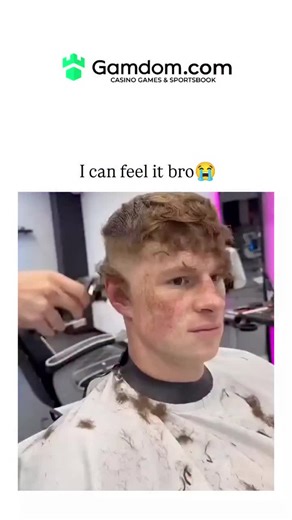 funfunny🤣 on Instagram: "The post features a 13-second ASMR-style video of a barber brushing loose hair off a client's neck and shoulders during a fade haircut, eliciting visible relaxation and smiles, captioned "I can feel it bro " to convey shared sensory empathy. Posted by @reniyacantika , an account dedicated to sharing "amazing, satisfying" random videos, this clip has garnered over 872,000 views and 10,000 likes within hours, reflecting the broad appeal of tactile ASMR content on X. Repli