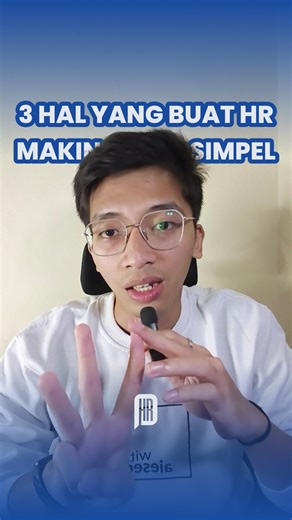 HR System Made Simple on Instagram: "HR itu gak ribet, yang ribet biasanya gak ada sistemnya. Kalau data jelas, alur kebayang, HR bisa jalan walau kamu pemula. Aku rangkum alur & tools-nya di HR Simpel. Link ada di bio. #hrsimpel #hrshortcut #freshgraduate #umkm #humanresource"