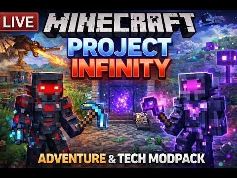 Live Minecraft Modpack #1: Project Infinity