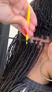 Proper tension during interlocking matters — especially if you want to prevent slippage within your client's Sisterlocks or Microlocs. The tension applied should be firm enough to compact the pattern, but not to cause discomfort to the scalp. Every client’s tension will vary depending on hair texture and density. This technique helps prevent mid-shaft slippage, which is just one of several ways locs can loosen over time. Applying the right tension throughout each retie keeps the locs consistent,
