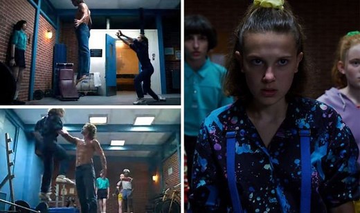 Stranger Things: Eleven and Billy fight each other