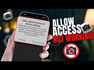 How To FIX Allow Camera Access Not Working on iPhone | Can't Enable Camera Permissions on iOS 18