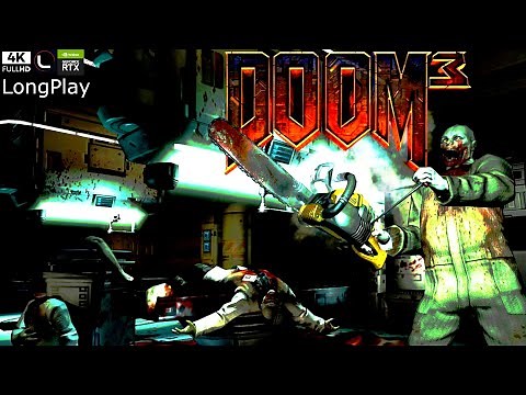 Doom 3 "Remastered" - LongPlay [4K: RayTracing/Ultra Realistic Graphics] 🔴💀