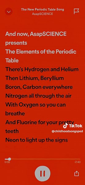 Catchy Periodic Table Song and Element Melody