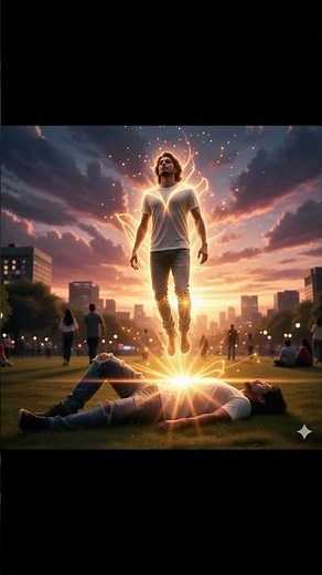 Image to Video Afterlife Awakening ✨ Soul Leaving Body | Spiritual Journey #shorts #afterlife #soul