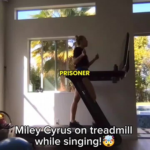 Miley Cyrus Treadmill Singing Challenge