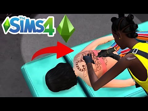 How To Get A Tattoo (Tutorial) - The Sims 4
