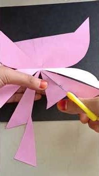 Try this Easy Paper Bow 🎀 #shorts #papercraft #trending