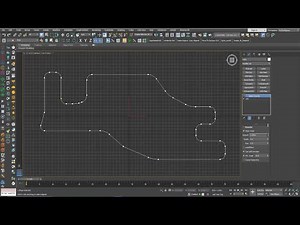 3DS Max - Spline Chamfer Modifier