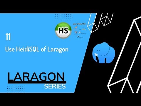 How to use HeidiSQL of Laragon || Mysql Client Tutorial || Laragon Tutorial Series || Khan Sunny