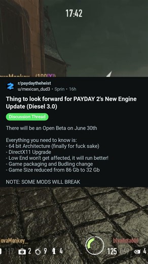 PAYDAY 2 IS GOING 64 BIT!