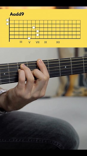 The journey to beautiful chords starts here! Learn this amazing Aadd9 chord and a few extra lovely shapes! You can get the tab and interactive tab here: https://www.patreon.com/posts/journey-to-here-142903065 Enjoy this lesson! #guitar #music #learn #practice #improve | Marco Cirillo Guitar