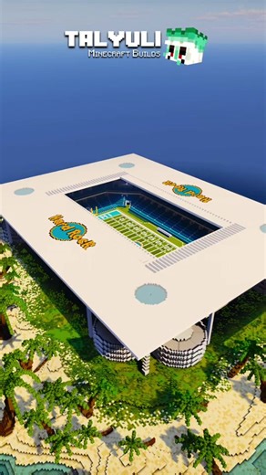 How to Build Hard Rock Stadium in Minecraft - Part 7