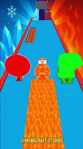 FIRE OR ICE?! Rumi’s EPIC Power Choice with Aphmau & Noob Girl! #minecraft