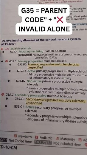 G35 Multiple Sclerosis ICD-10 Code Update You Need to Know!
