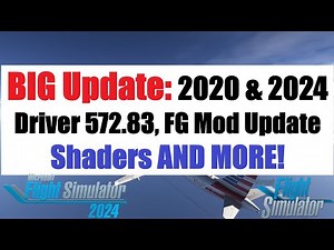 New Driver 572.83, Frame Gen Mod Update, New Profile Inspector | Microsoft Flight Simulator