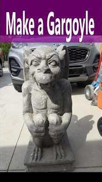 Make a gargoyle #shorts #shortvideo