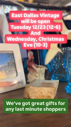 Villain Vintage on Instagram: "This week only EDV IS OPEN on Tuesday! Come see us and get your last minute shopping done!"