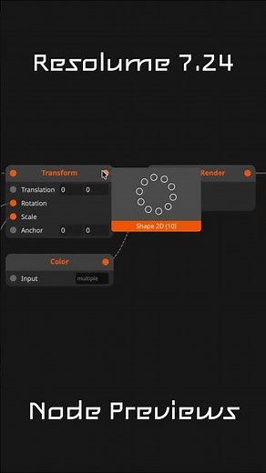 Resolume 7.24 - Node Previews