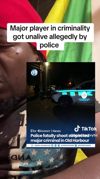 A man suspected to be a major criminal, identified by the police as Shane Clarke, otherwise called ‘Giant’, was fatally shot during an alleged exchange of gunfire with the police in Old Harbour, St Catherine, on Tuesday evening. The incident occurred about 6:45 pm along Bowers Drive, in the Colbeck area. #foru #fyp #fypviral #jamaicantiktok🇯🇲viral #jamaicatiktok