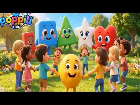 The Shapes Nursery Rhyme | Educational song for kids