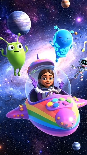 Space Adventure with Nova 🚀✨ | Fun Alien Friends | 3D Cartoon for Kids