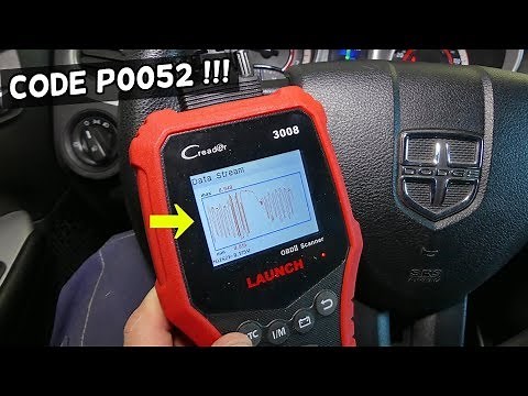 DODGE CODE P0052 HO2S HEATER CONTROL CIRCUIT HIGH BANK 2 SENSOR 1