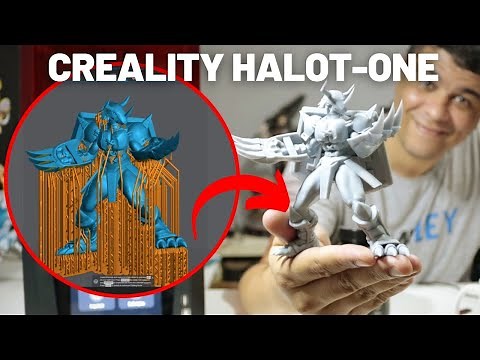 Creality Halot One Resin 3D Printer! Is it Worth It? Watch this review before you buy!