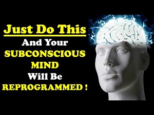 Reprogram Your Subconscious Mind With This Secret Technique (INSTANT RESULTS) !